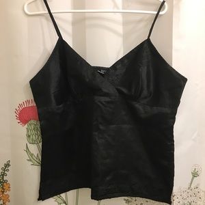 Vintage Embroidered Silky Cami